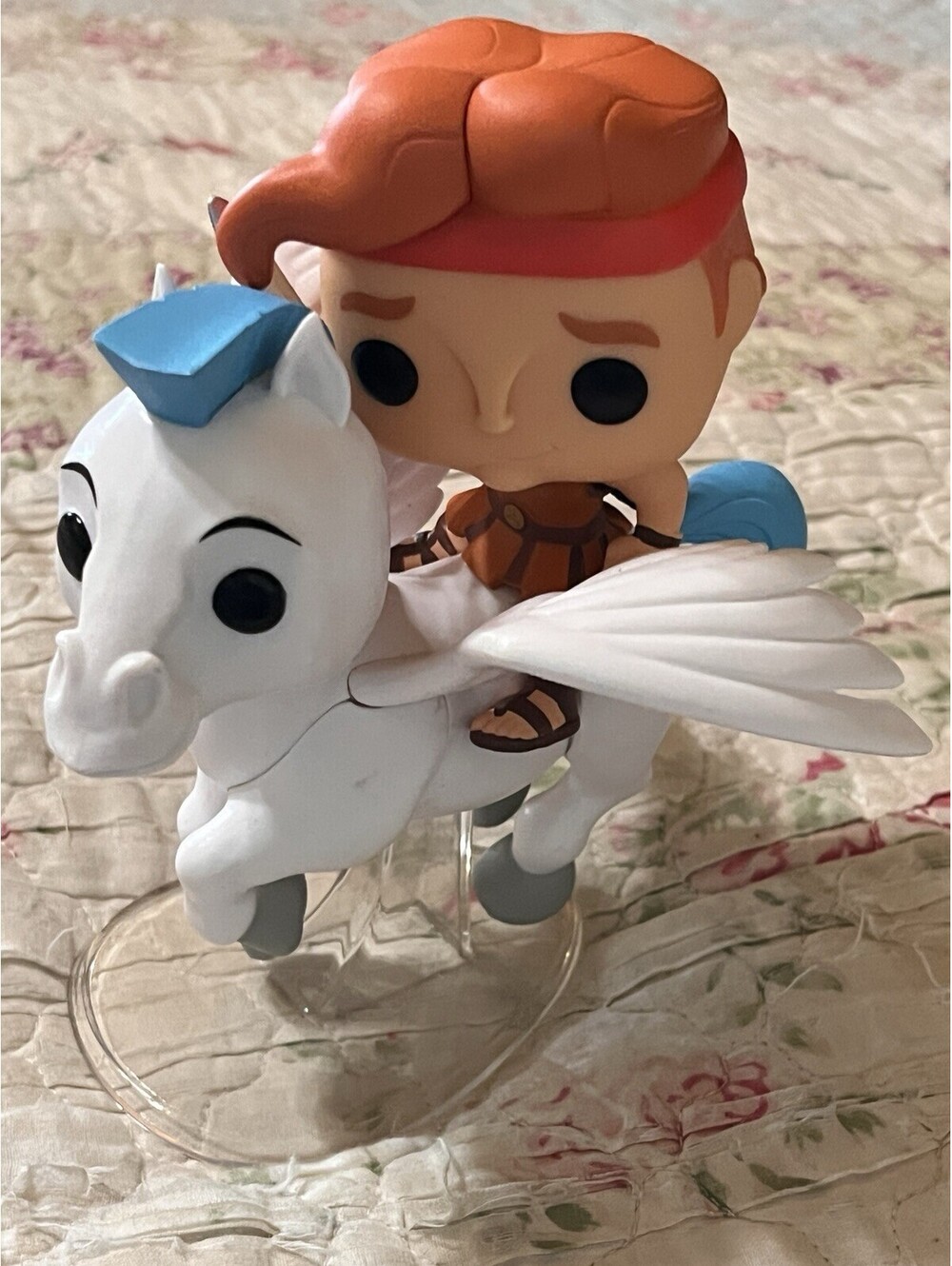 Funko Pop Rides Disney Hercules & Pegasus #43 Vinyl Figure Clear Stand